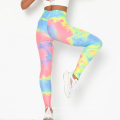 2020 Hot Sales Tie Die Fitness Leggings Push Up Lifting Butt Gym Leggings Sports Women Yoga Pants